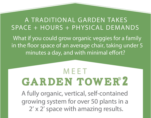 2020 Organic Garden Tower Giveaway