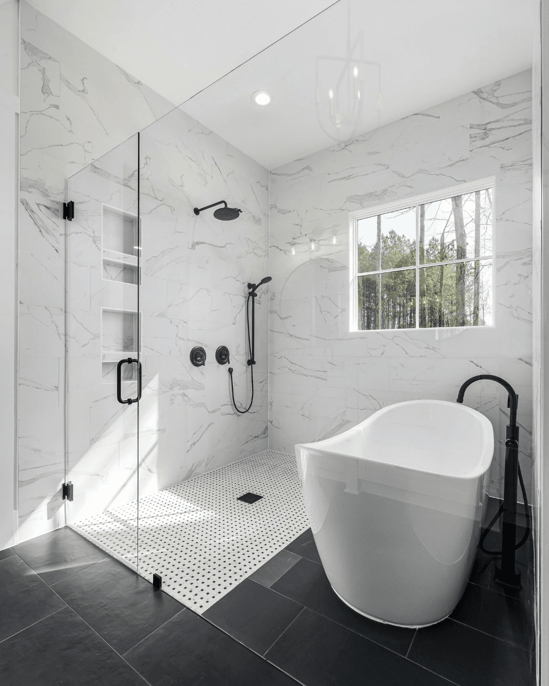Remodeled bathroom by House Doctors