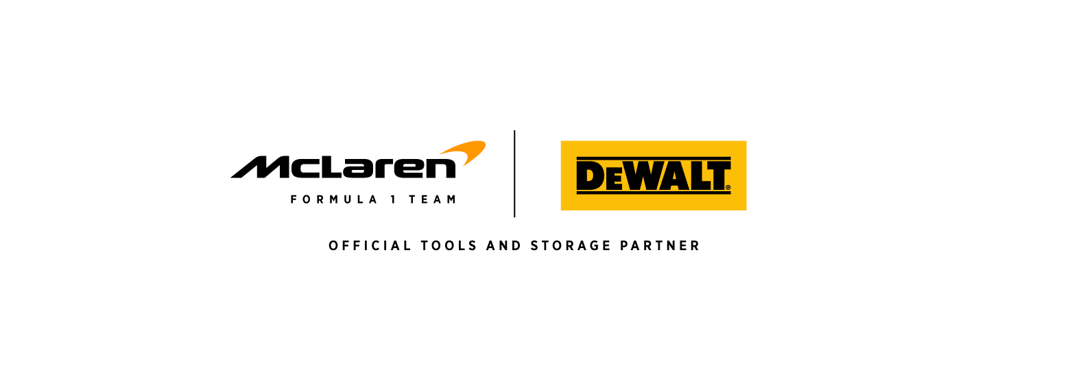 Win a McLaren Fan Experience Abu Dhabi 2022 Buy & Register DEWALT Tools