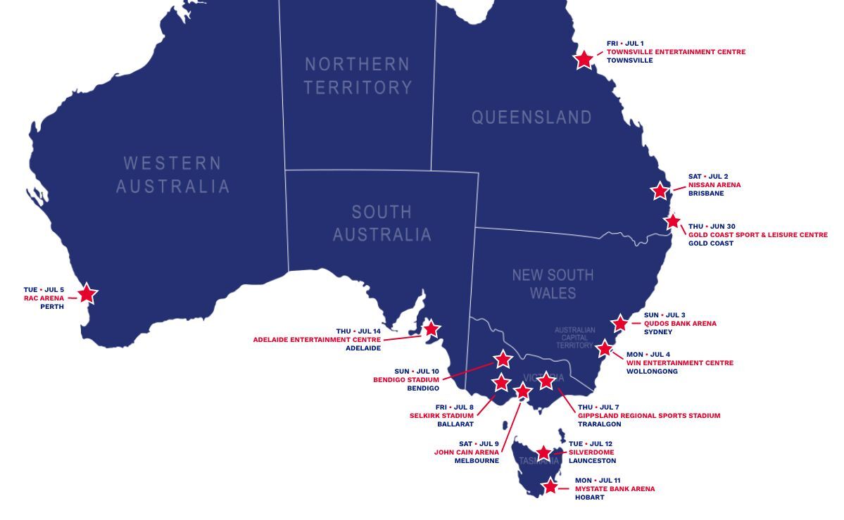 Harlem Globetrotters Australia Tour 2022