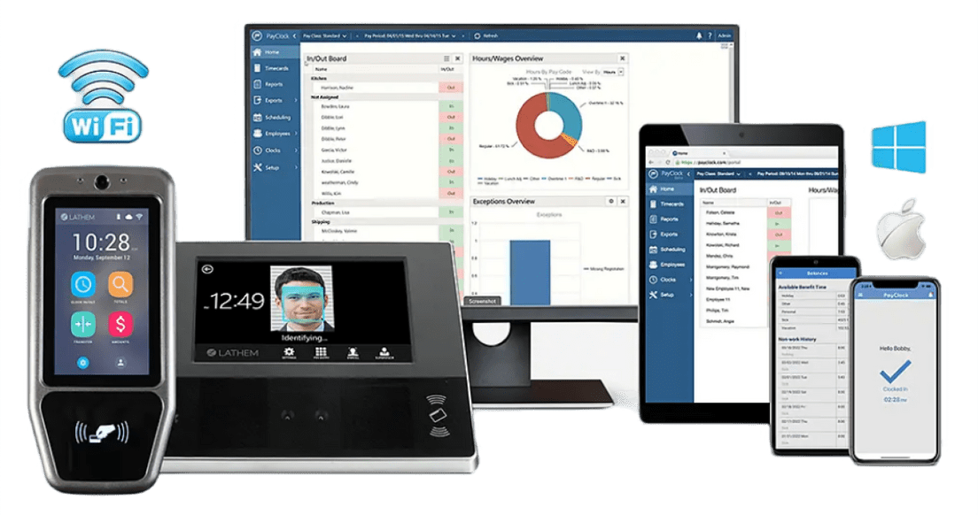 Lathem PayClock Employee Time Clock SystemLathem PayClock Employee lathem-payclock-employee-time-clock-systemlathem-payclock-employee