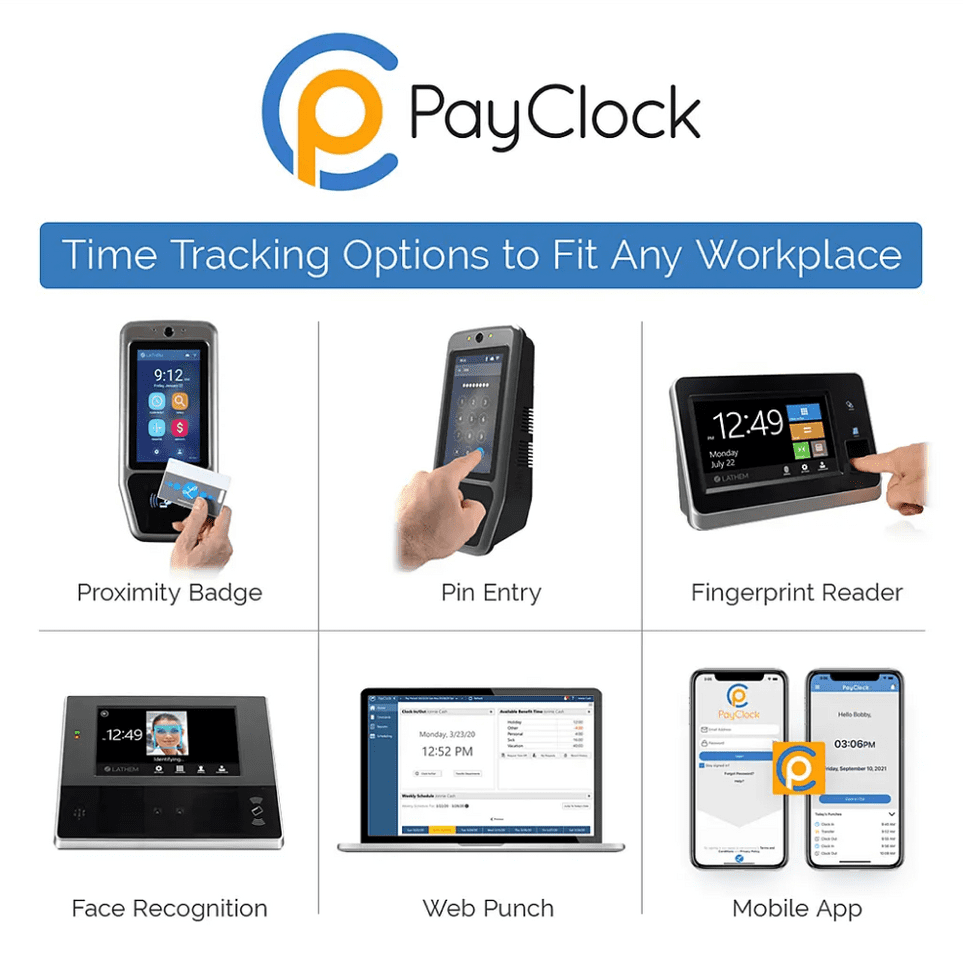 Lathem PayClock Employee Time Clock System