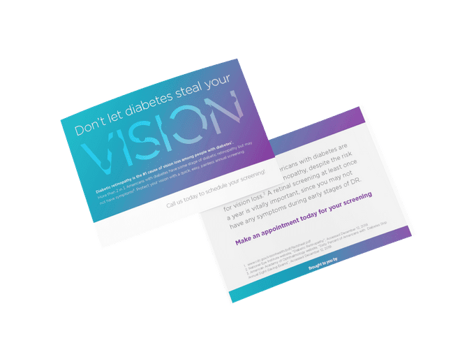 Diabetic Retinopathy Marketing Kit Topcon Screen