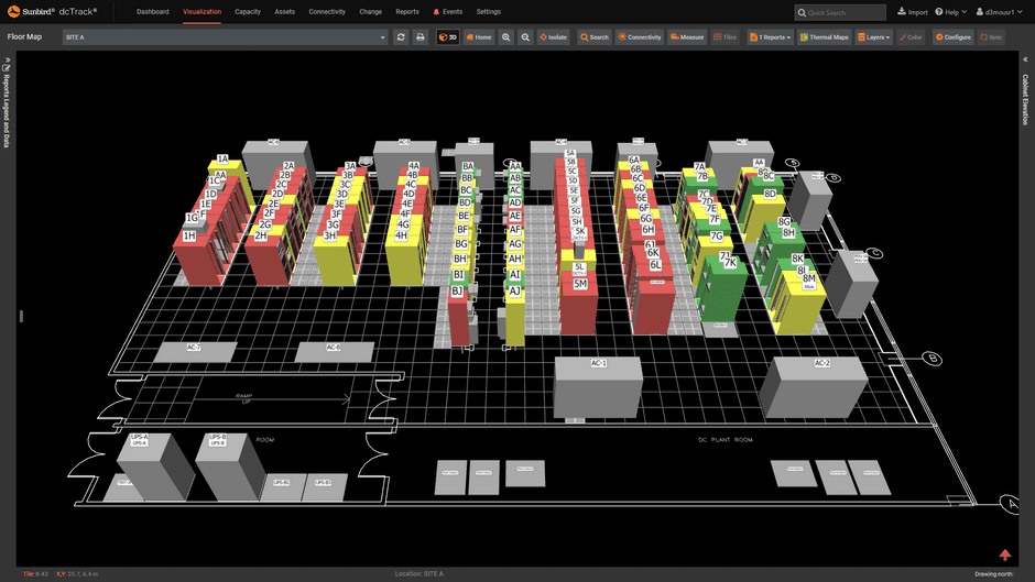 Sunbird DCIM: Simplify and Automate Your Data Center Floor Plan