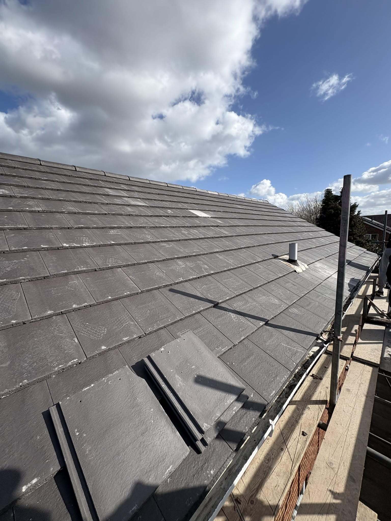 Roof replacement and exterior roofline upgrade
