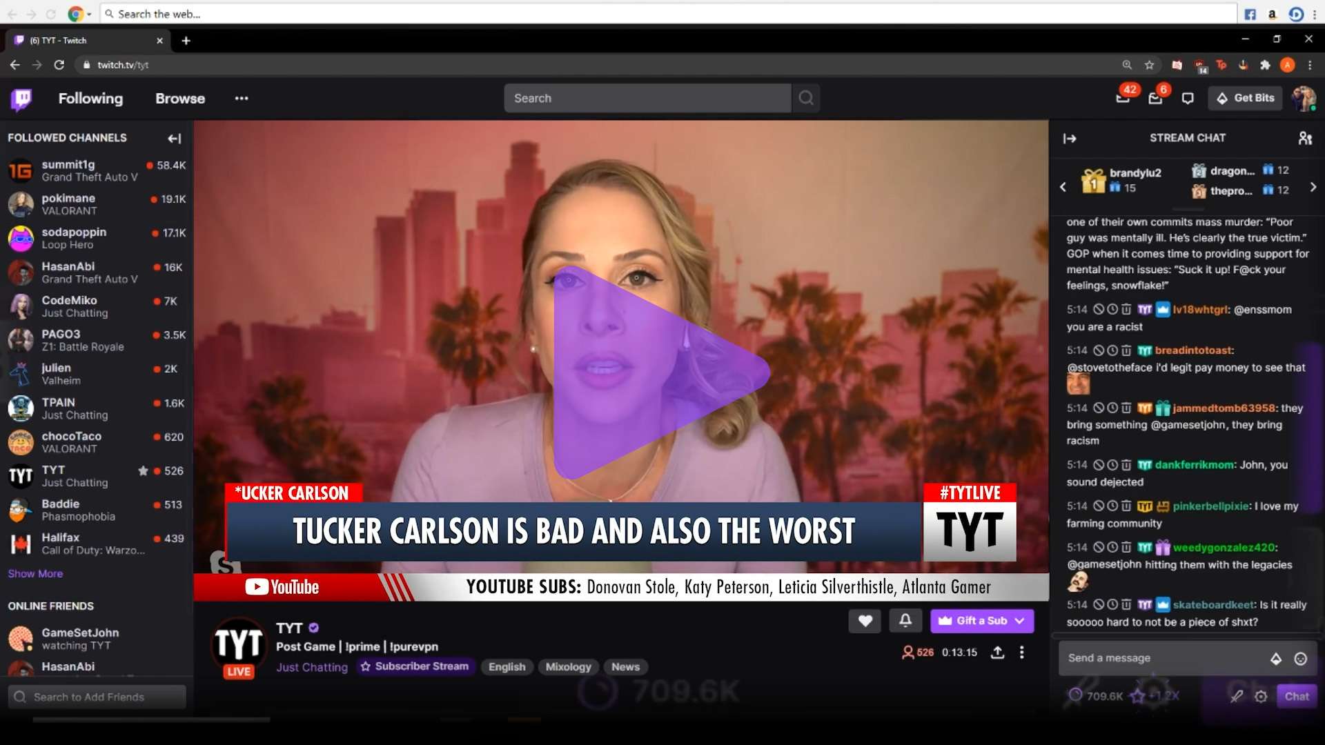 Welcome to TYT’s Twitch Page!
