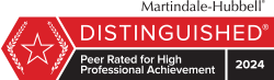 Distinguished Peer Rated 2024