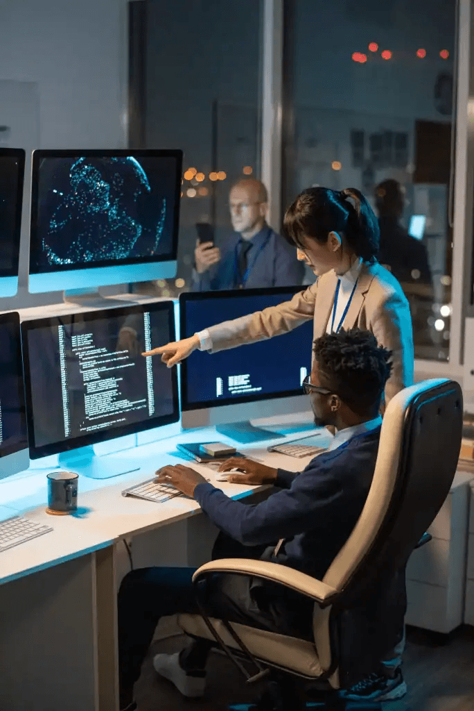 Krove IT team providing business technology services