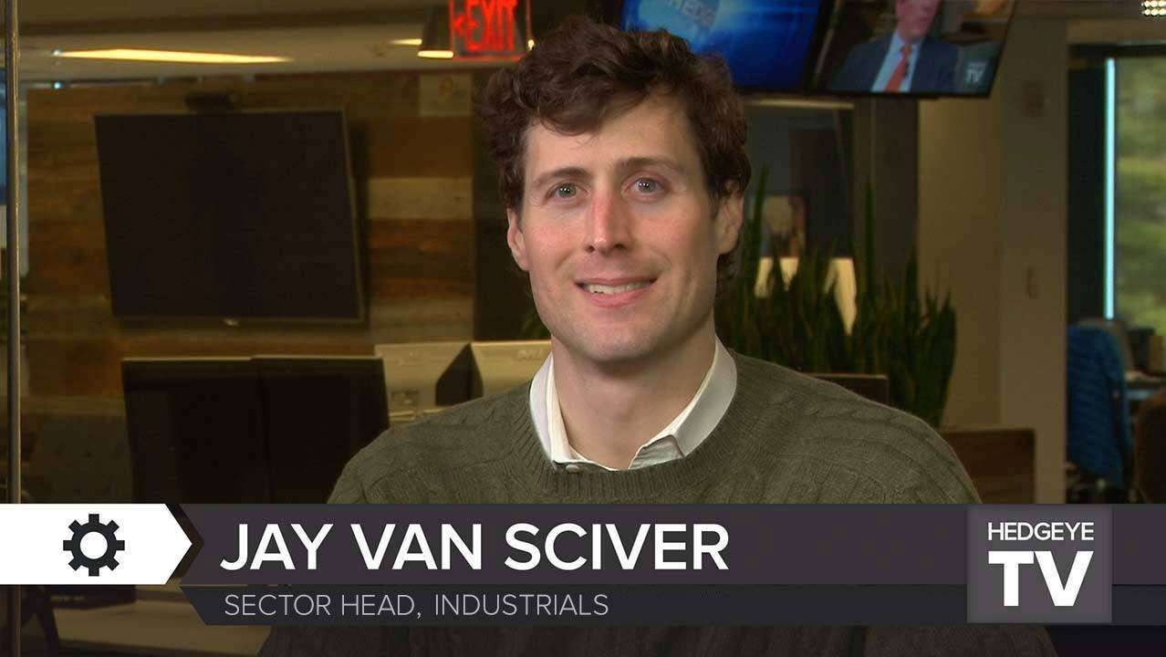 Follow Hedgeye Industrials Analyst Jay Van Sciver