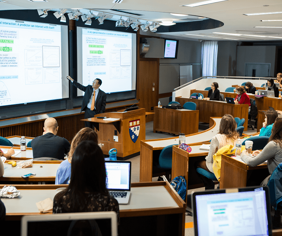 Students in a Harvard Graduate School of Education classroom