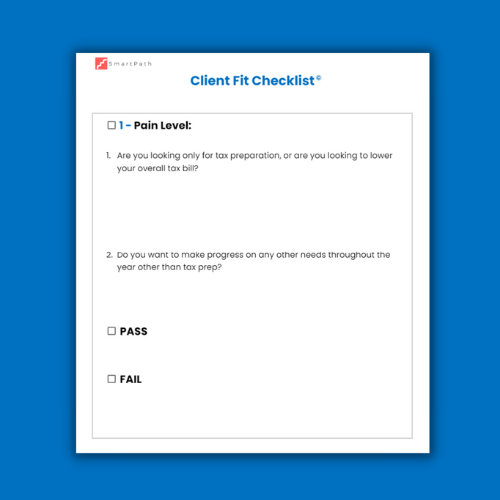 SmartPath Client Fit Checklist