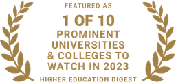 Featured as 1 ot 10 Prominent Universities & colleges to watch in 2023