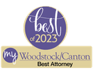 Woodstock/Canton Best Attorney Logo 2023 logo