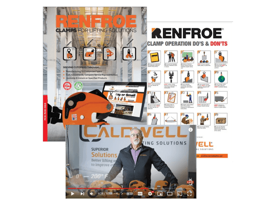 Caldwell Lifting - Plate Clamps For Lifting Steel