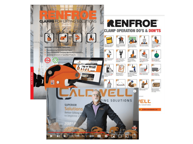 Caldwell Lifting - Plate Clamps For Lifting Steel