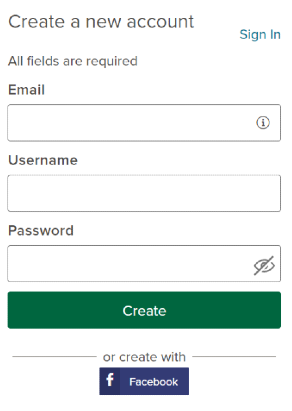 screenshot of Neogov new account fields