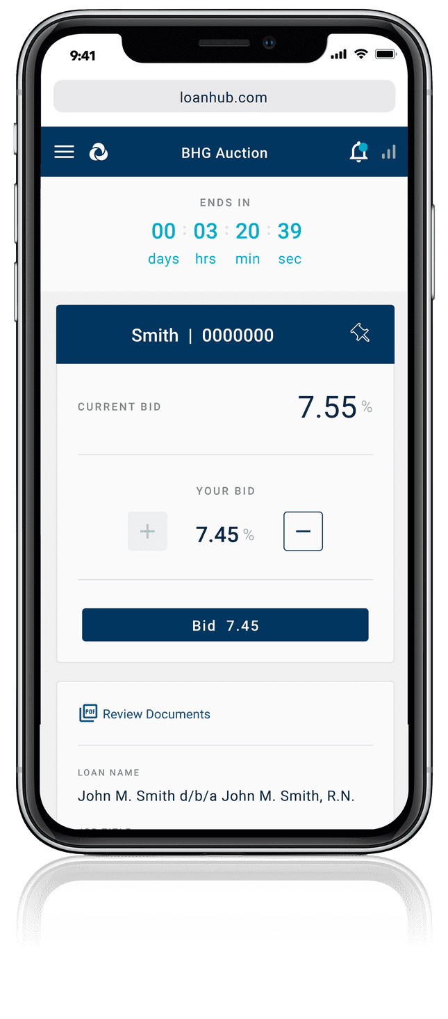 BHG Bank Network Loan Hub