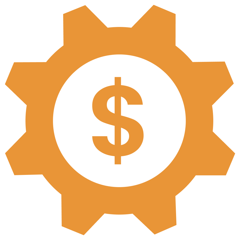 auto allocation dollar icon