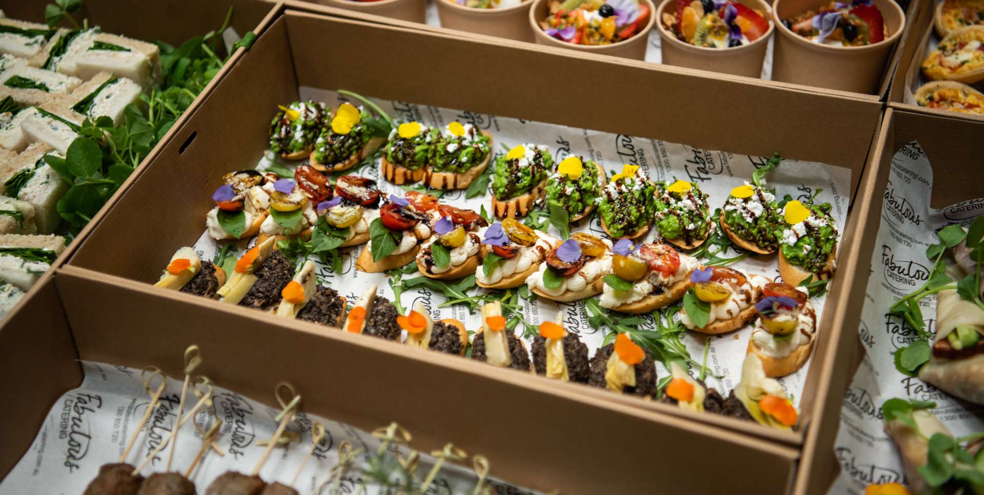 Fabulous Catering funeral catering food spread