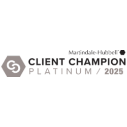 martindale client champion, platinum