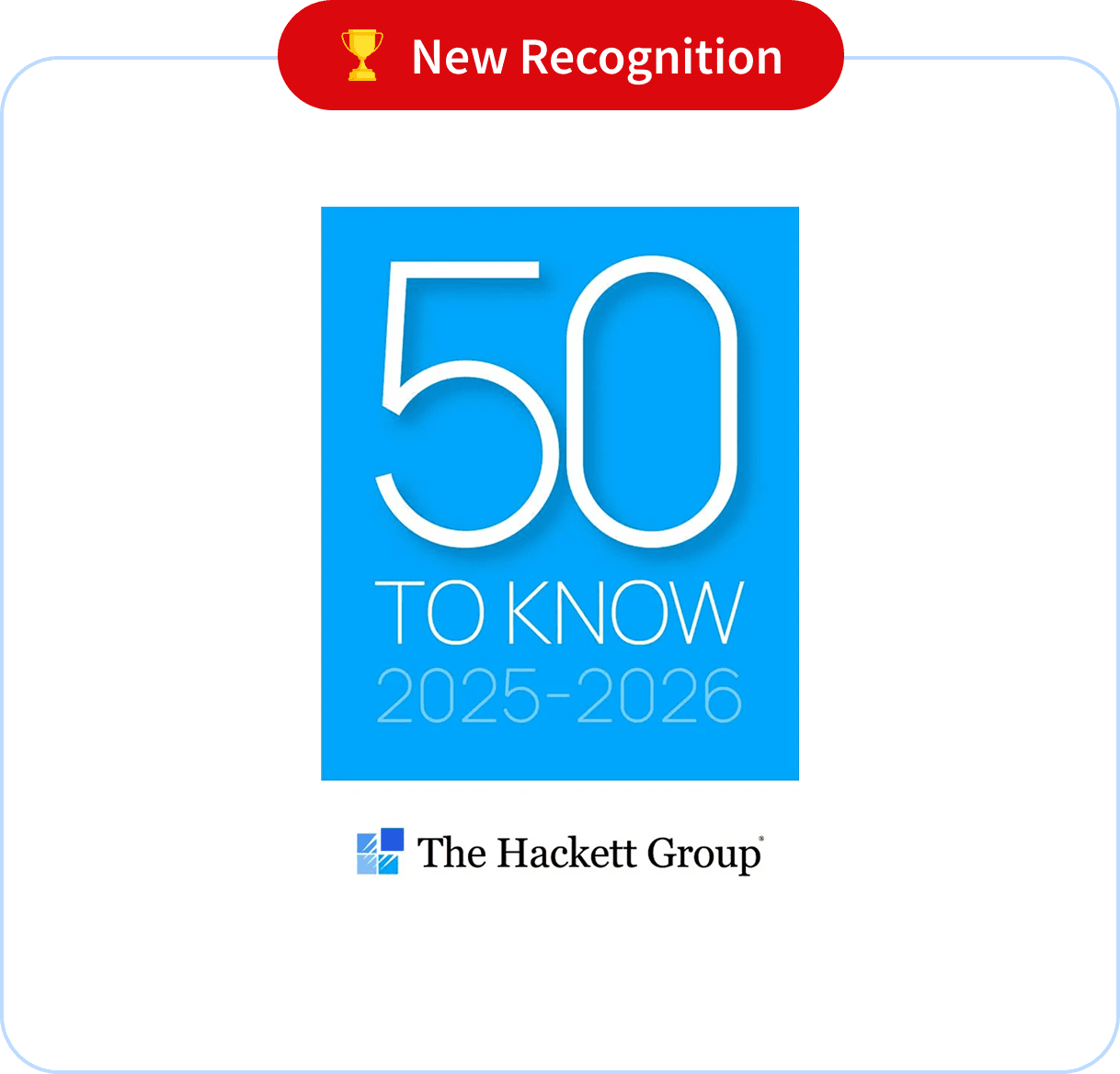 50 To Know 2025-2026 – The Hackett Group