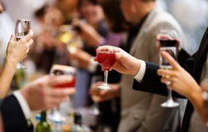 The Day 1 networking cocktail