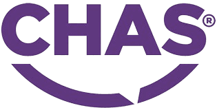 Health and safety accreditation logo