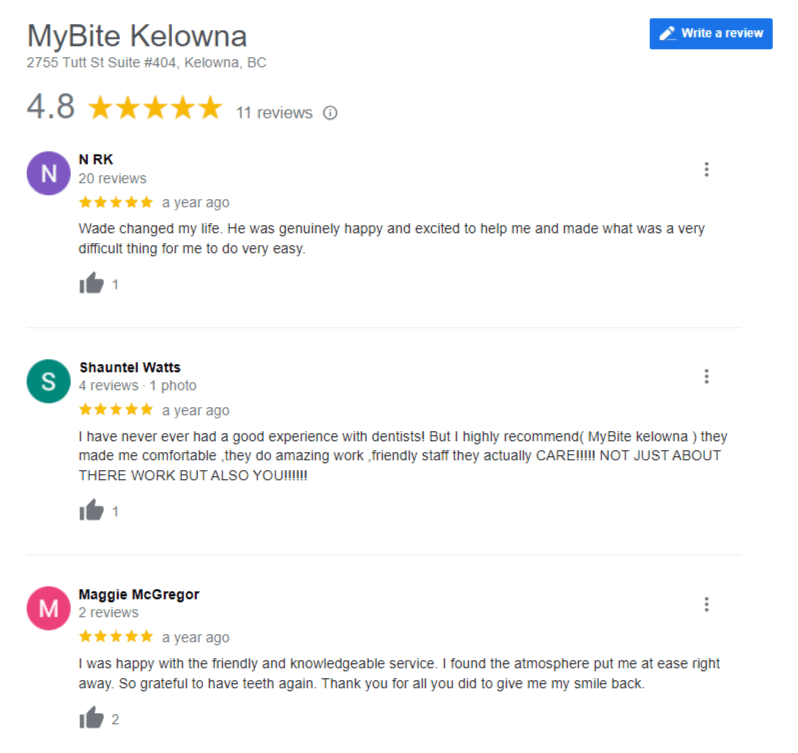 Dental Implants MyBite Kelowna, Kelowna, Vernon, peachland & summerland