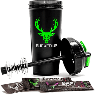 FREE Shaker and Bucked Up or WOKE AF Pre-Workout!  FREE Bucked Up Sample  Pack+ FREE shaker! We get it, It's new to you, you've never tried it, and  you don't know
