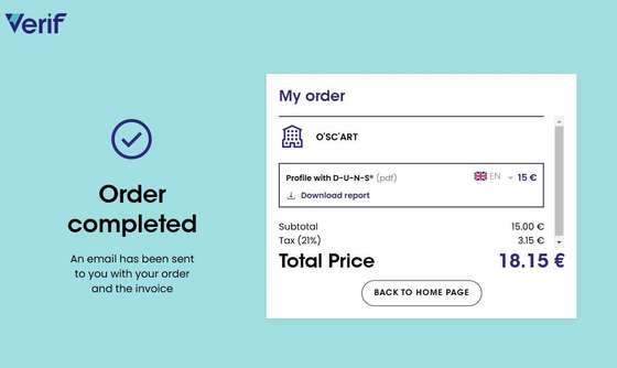 Get your DUNS in a few clicks | Verif.com