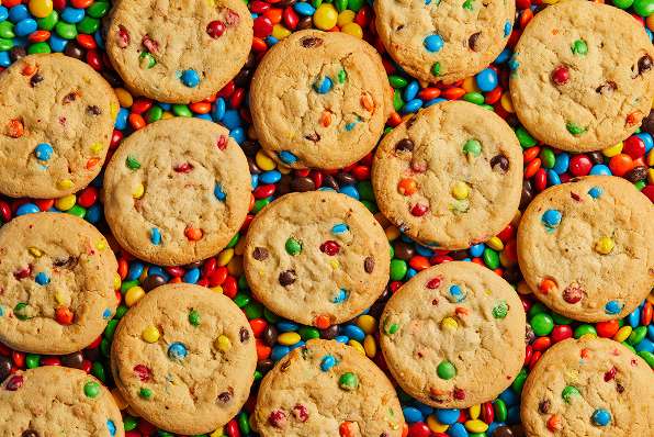 Sugar Cookie with M&Ms