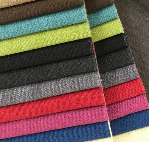 Waterfall sample showing stacked fabric colorways