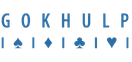 Logo of www.gokhulp.be with blue lettering. Provides prevention resources for gambling addicts.