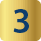 A gold icon with the number “3" on a blue background.