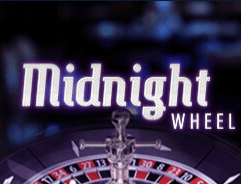 Logo van Midnight Wheel, een online tafelspel van Air Dice gebaseerd op roulette.
