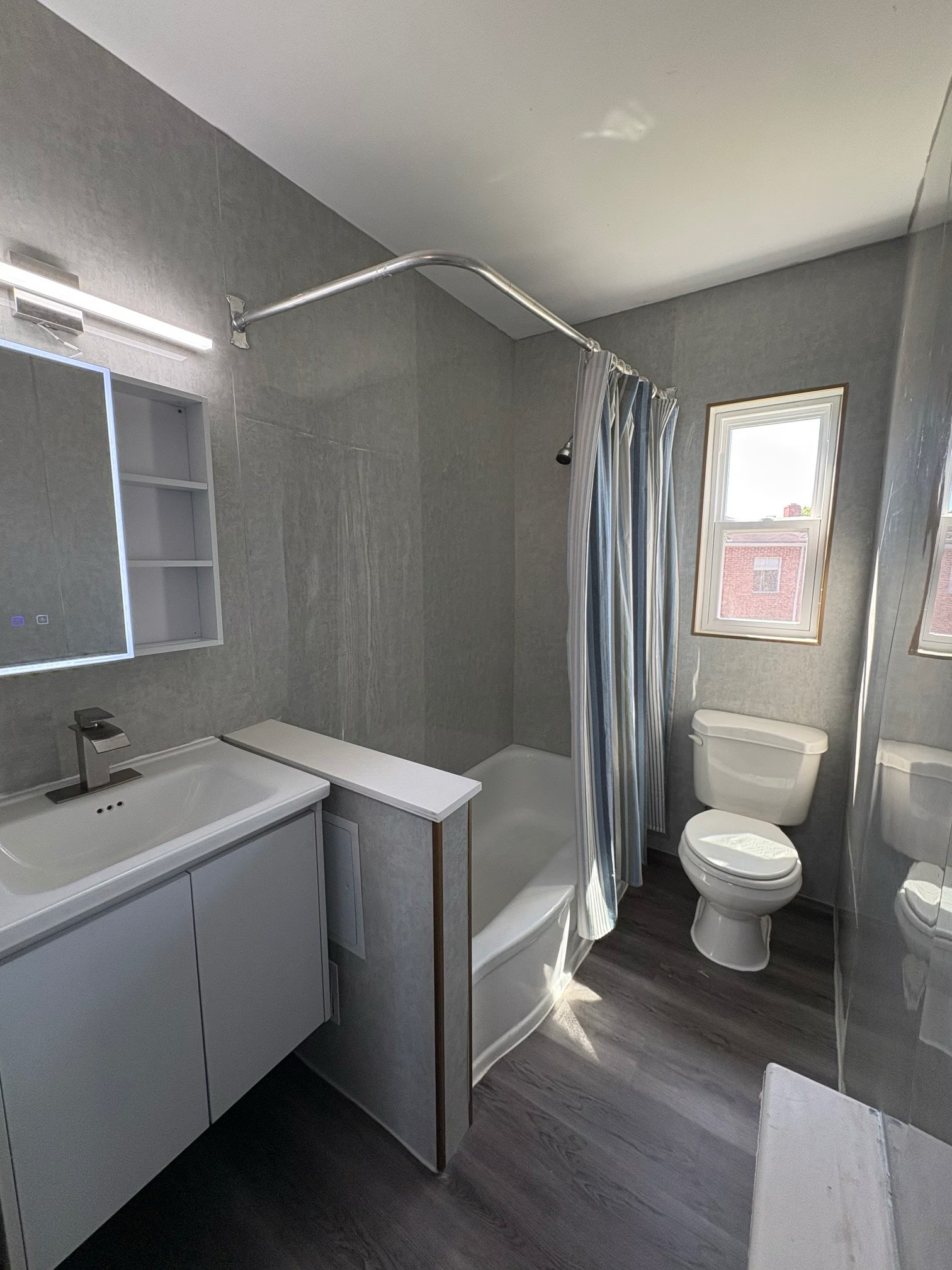 Renovated bathroom