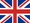 Bandera de Inglaterra para el idioma inglés