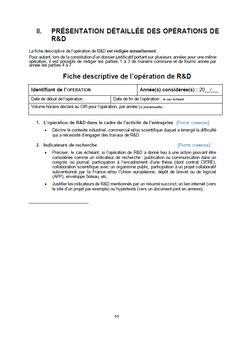 Page 3 du modèle de rapport technique CIR