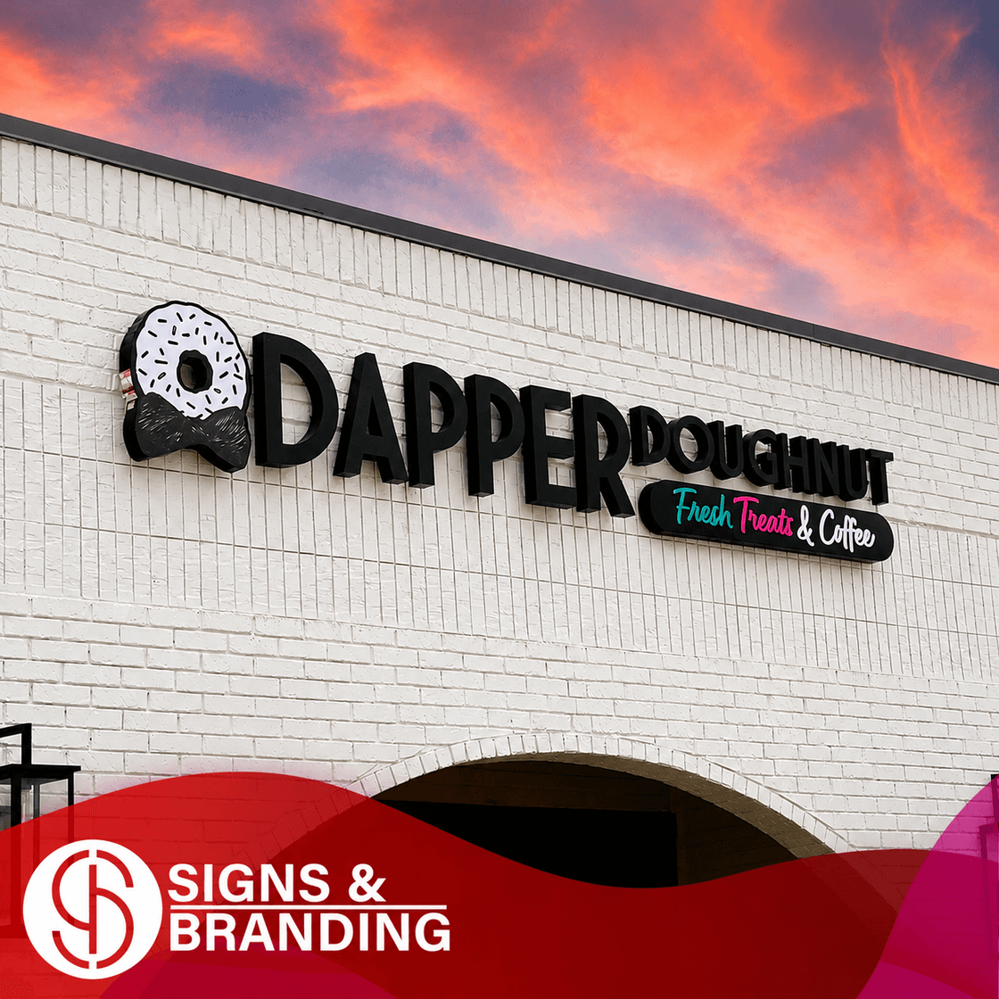 Dapper Donuts signage