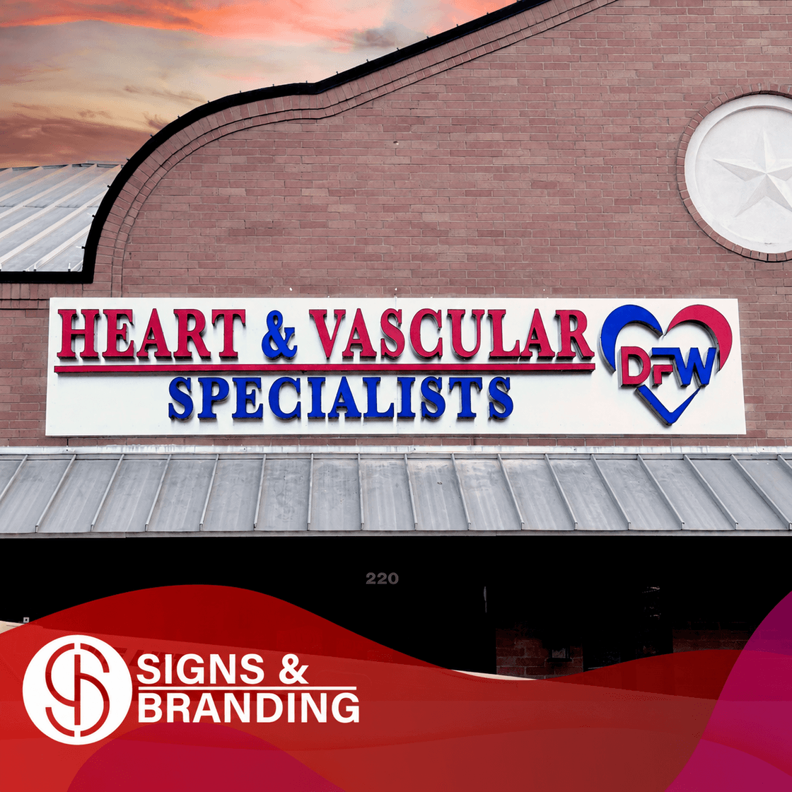 Heart and Vascular signage