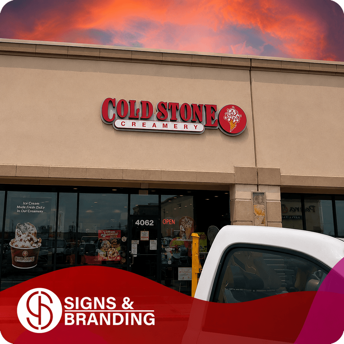 Cold Stone Creamery signage