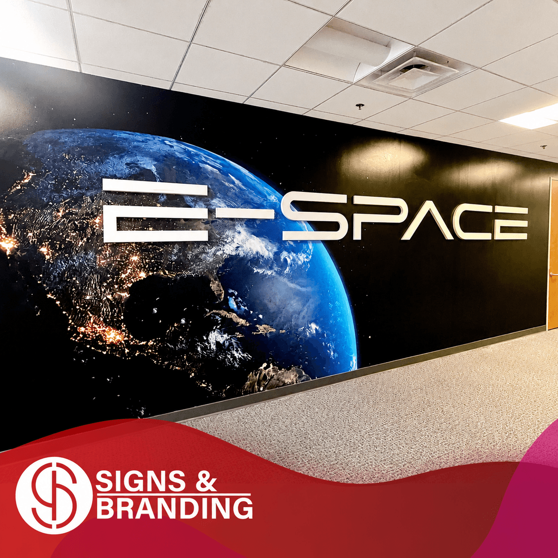 E-Space interior sign