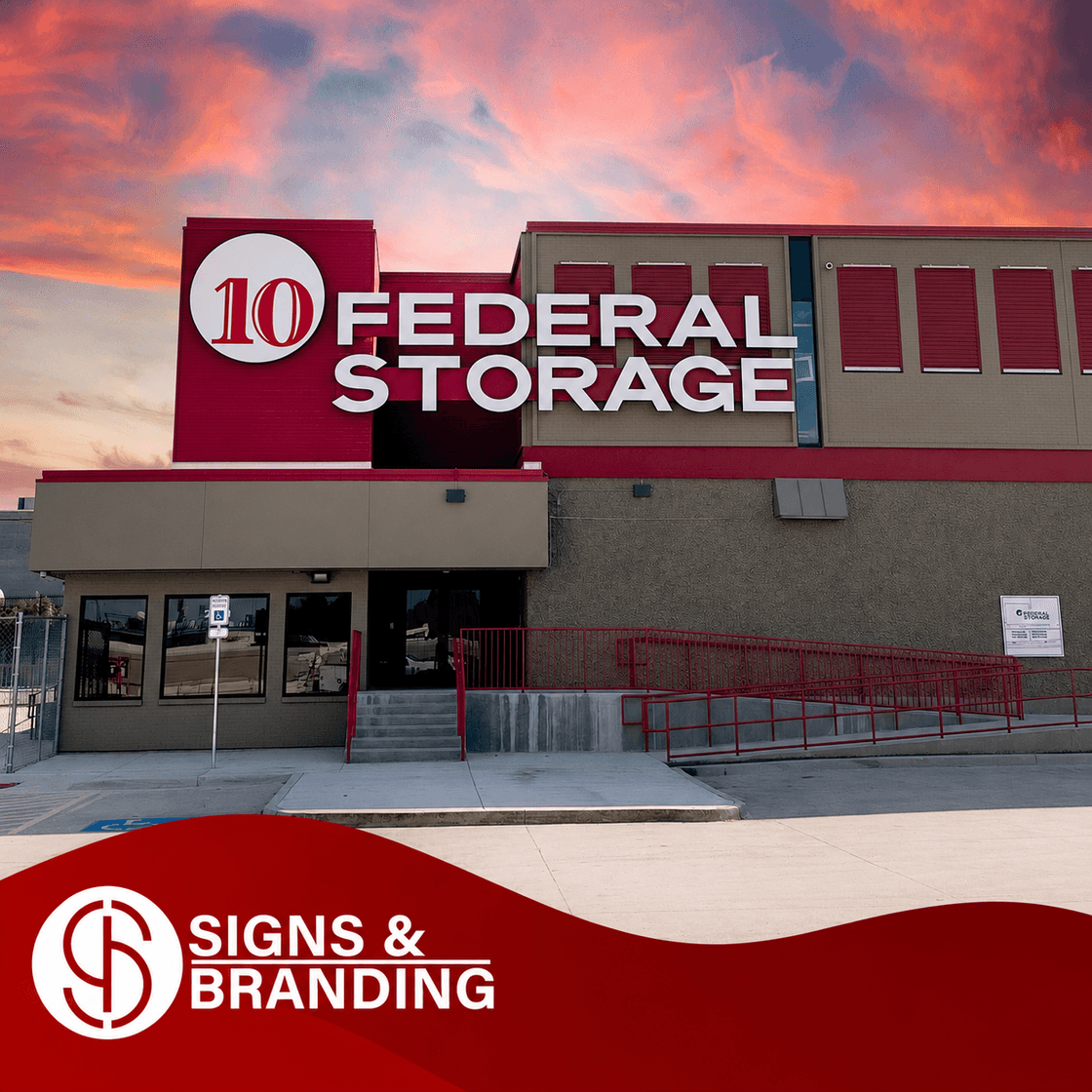 10 Federal Storage signage