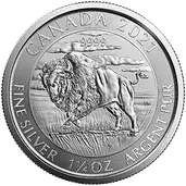 Silver Canadian Buffalo