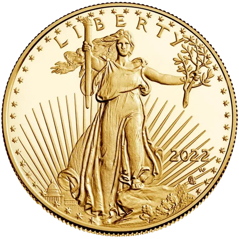 Gold American Eagle
