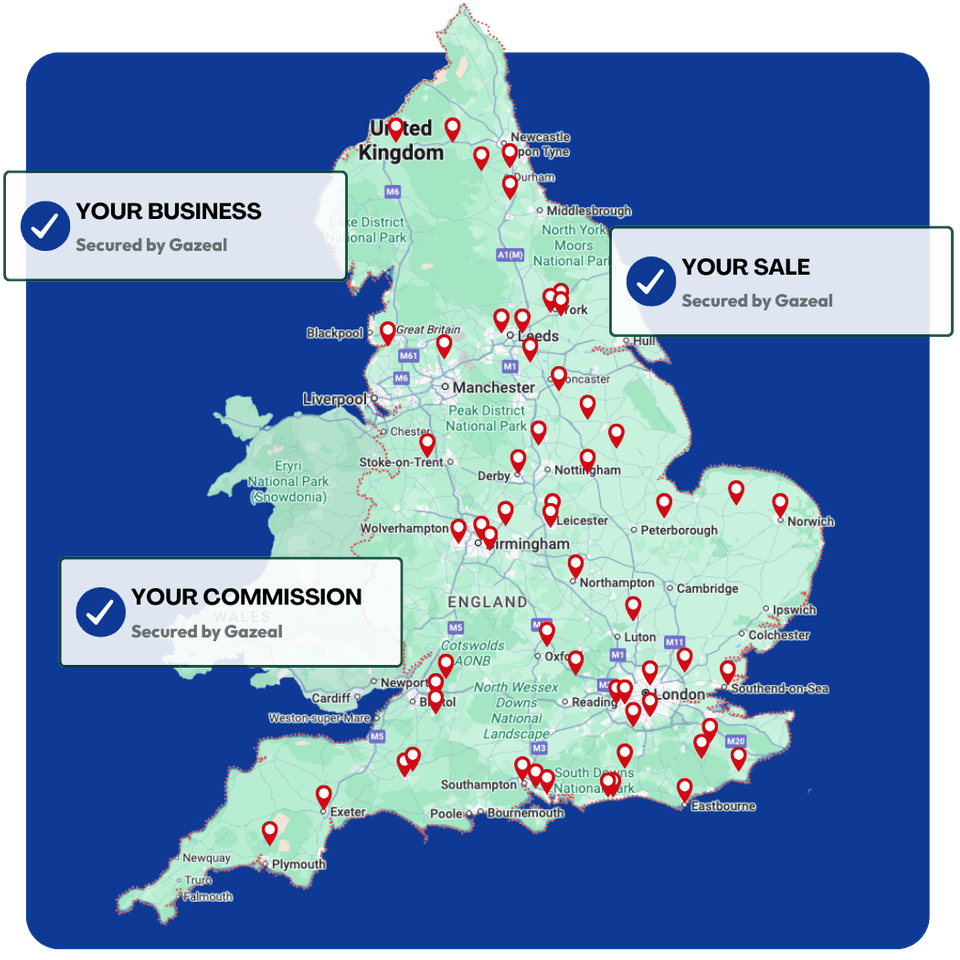 Wxp Agents Gazeal Agents are Dominating Postcodes Nationwide.