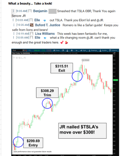 JR's Tesla winner