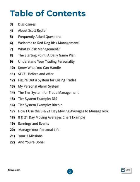 Scott Risk Management Scott Redler's FREE Risk Management eBook