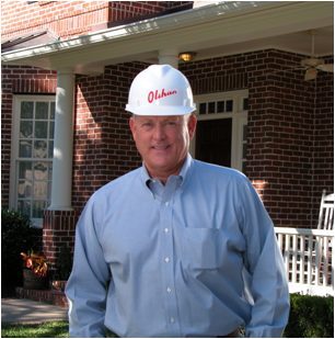 Nolan Ryan wearing an Olshan hard hat