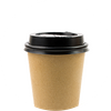 Disposable coffee cups and lids